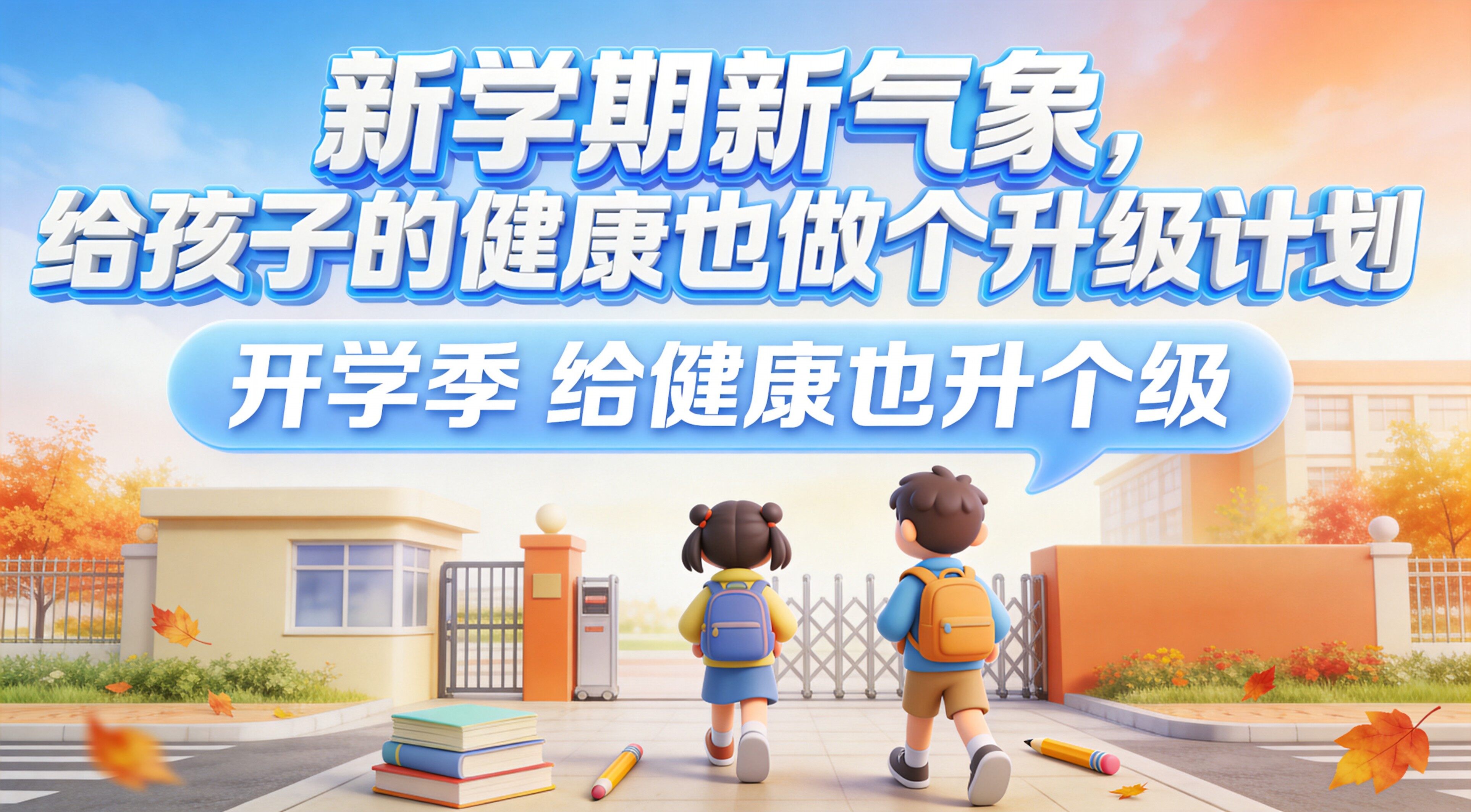 新学期新气象，给孩子的健康也做个升级计划